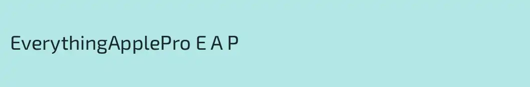 EverythingApplePro E A P